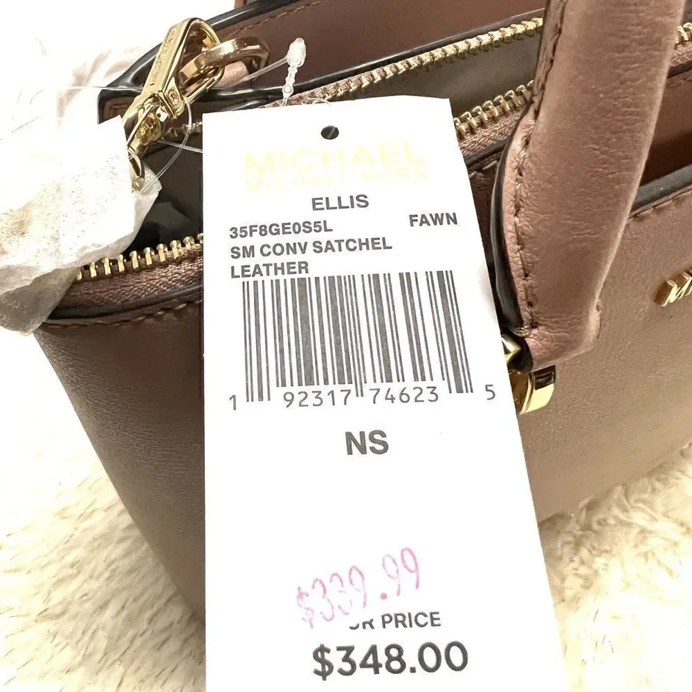 🔥🎁NWT! Michael Kors ELLIS Satchel Handbag Convertible Msrp:$348.00